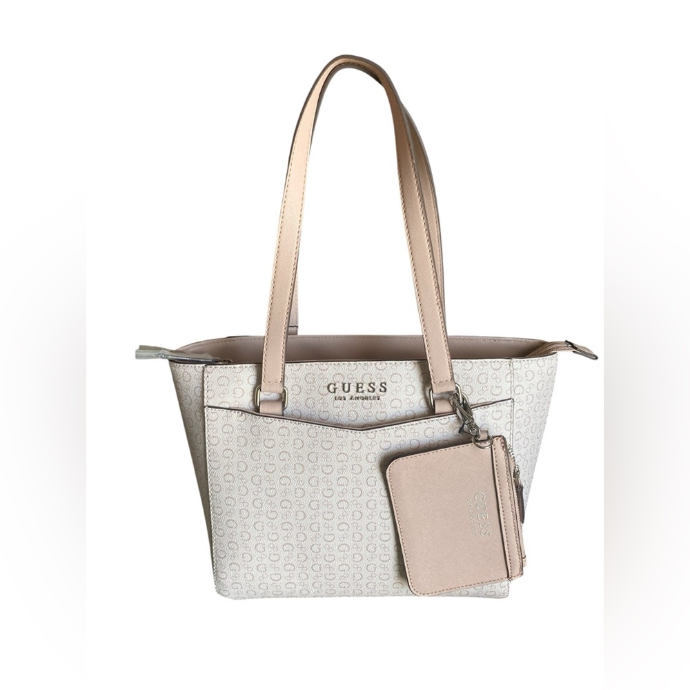 GUESS Light Beig médium with Matching Pouch